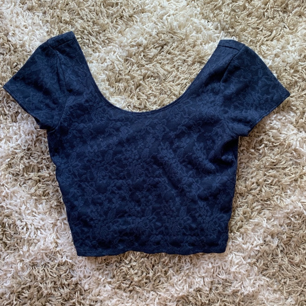 Abercrombie and Fitch Lace Crop Top